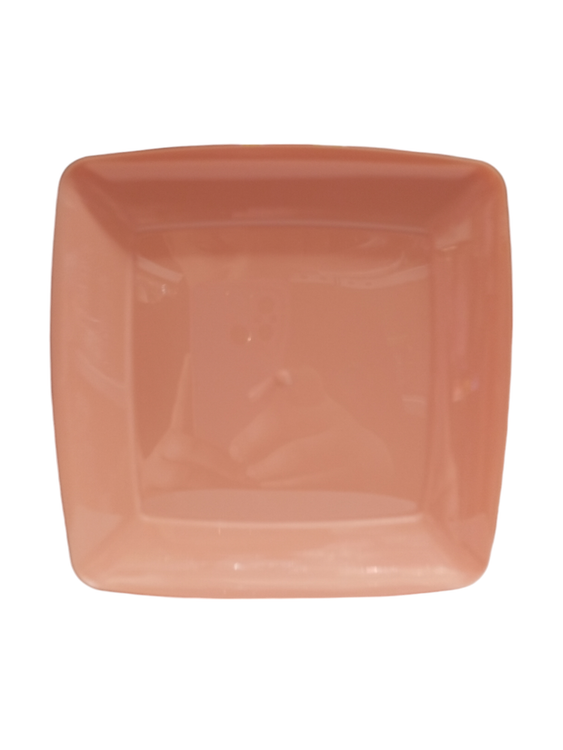 پیش دستی کیک خوری چهارگوش پاستیلی نارنجی