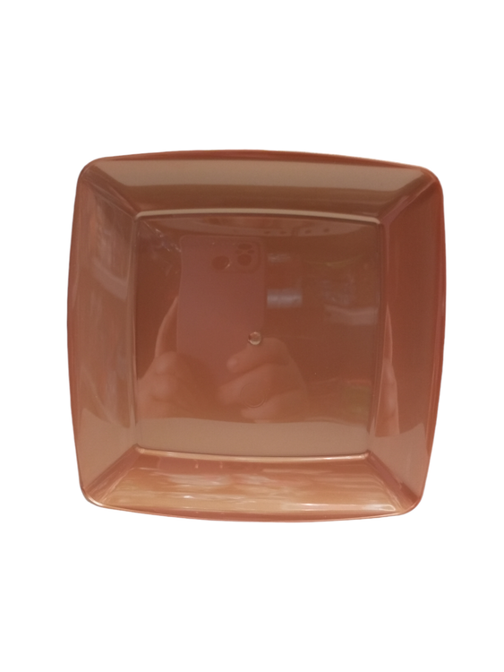 پیش دستی کیک خوری چهارگوش رزگلد