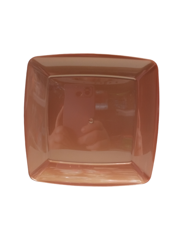 پیش دستی کیک خوری چهارگوش رزگلد