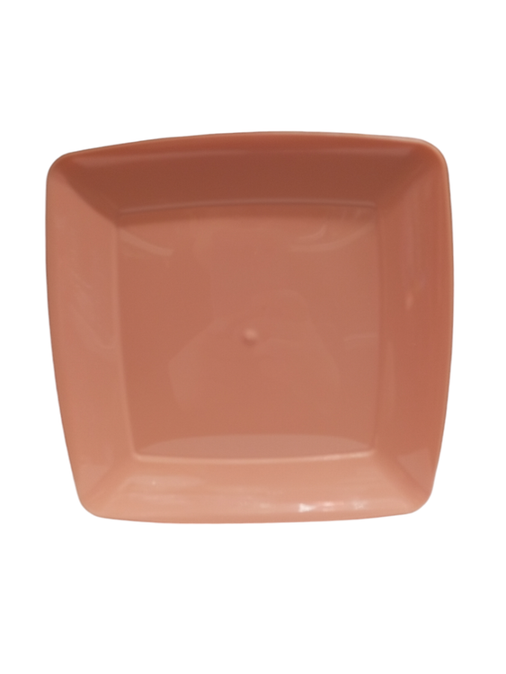 پیش دستی میوه خوری چهارگوش پاستیلی نارنجی